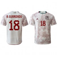 Mexico Andres Guardado #18 Fotballklær Bortedrakt VM 2022 Kortermet